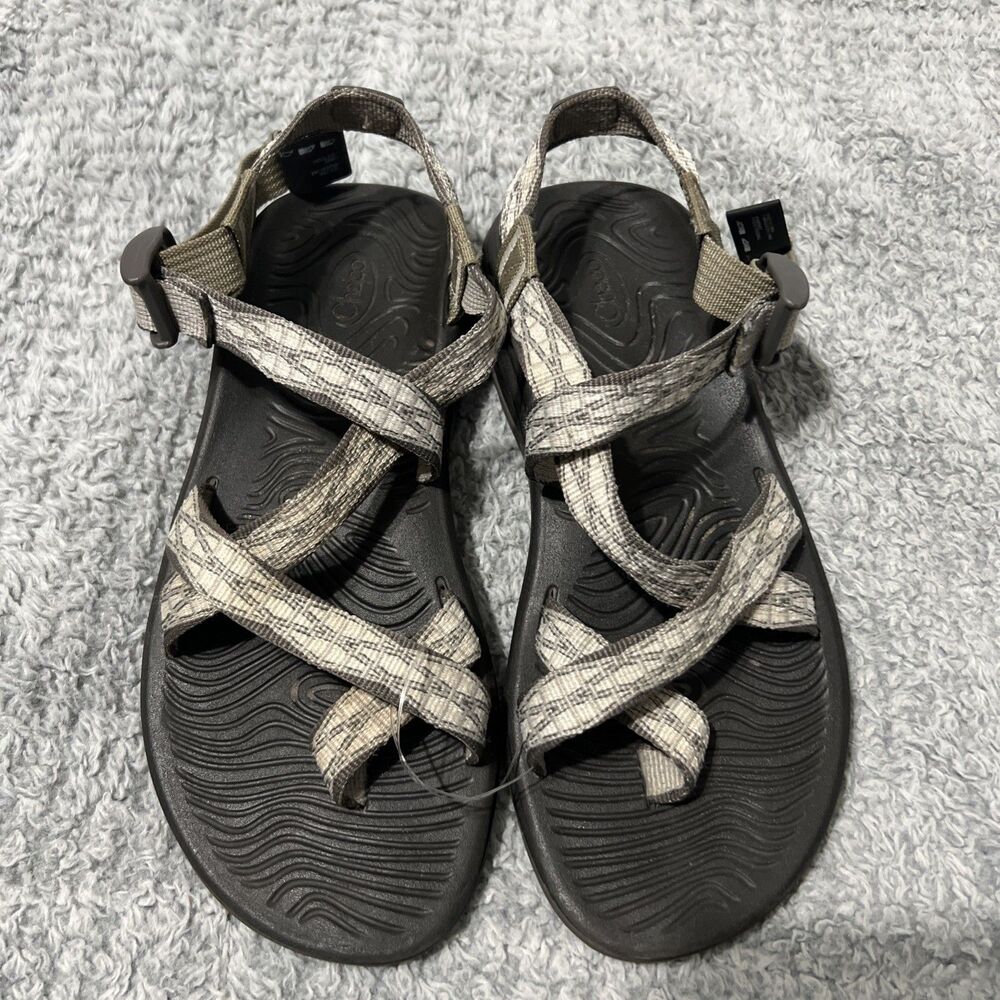 Chaco Ladies Sandals Sz 9 Beige Casual - Picture 2 of 12